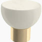 24 Pack - Brainerd® P37423W-CZI-CP Ceramic Round Cabinet Knob, 1-5/16 inch, Champagne Bronze and Ivory